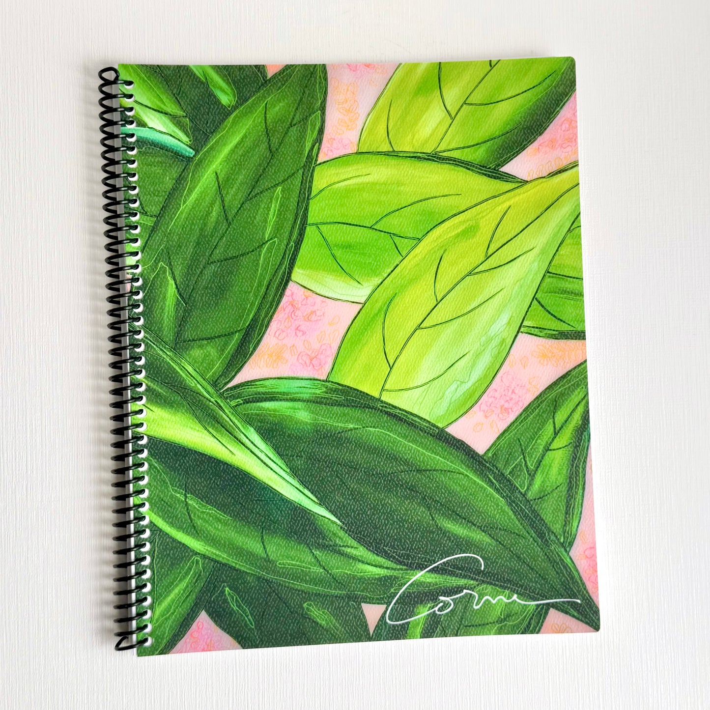 CAHIER ''Bed of leaves''